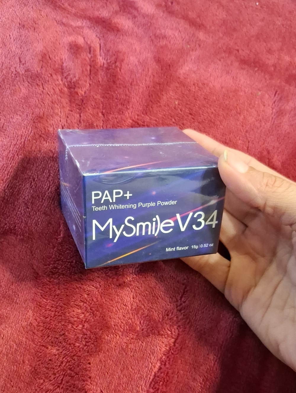 MySmile V34 Teeth Whitening Powder - Purple Packaging
